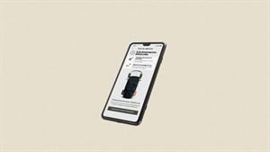 Pametni telefon prikazuje aplikaciju povezanu s vozilom Dacia.


