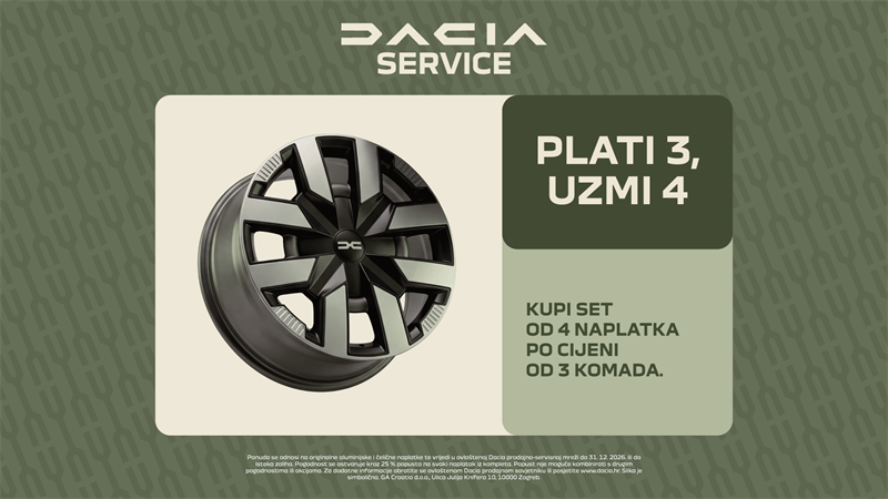 Dacia Service ponuda naplataka