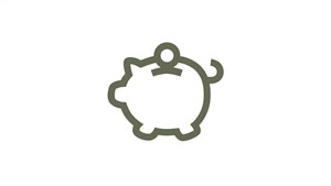 Ikona kasice simbol pristupačne cijene

