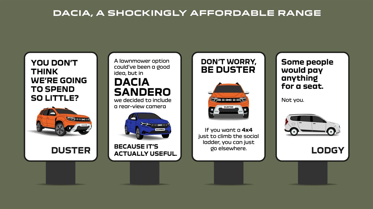 Dacia pristupačan raspon