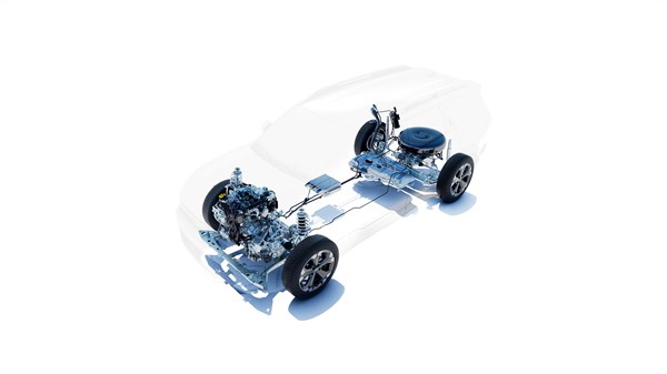Pogonski sklop tribrid 150 4x4 vozila Dacia Bigster