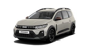 Vozilo Dacia Jogger prikazano sprijeda s lijeve strane.

