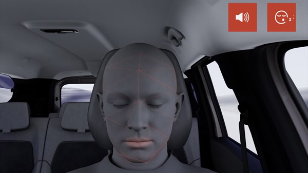 Kamera za prepoznavanje umora vozača.