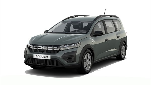 Dacia Jogger u sivoj boji na bijeloj pozadini