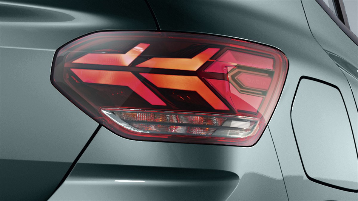 Stražnje LED svjetlo vozila Dacia Sandero Stepway izbliza